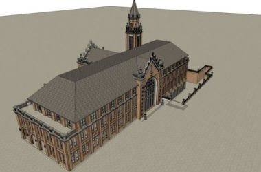 Sketchup商业模型|多层会所，古典风格-BIM建筑网