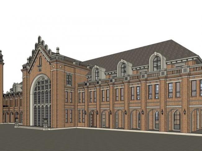 Sketchup商业模型|多层会所，古典风格