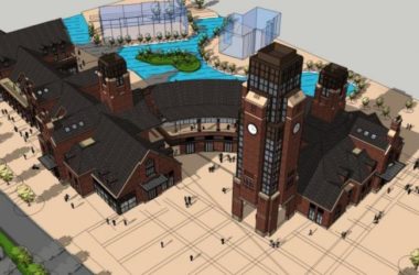 Sketchup商业模型|低层商业步行街，古典风格-BIM建筑网