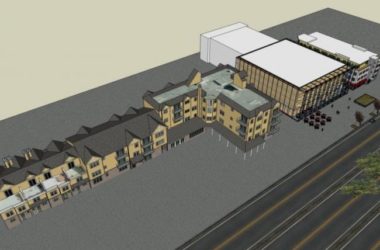 Sketchup商业模型|多层商业街，现代风格-BIM建筑网