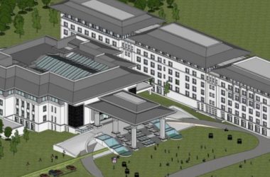 Sketchup酒店模型|多层酒店，现代中式风格-BIM建筑网