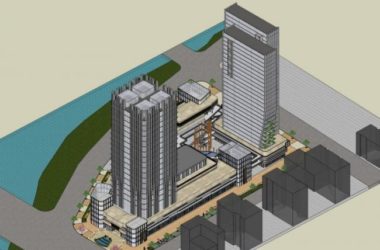 Sketchup综合体模型|多高层城市综合体，住宅，办公，酒店，现代风格-BIM建筑网