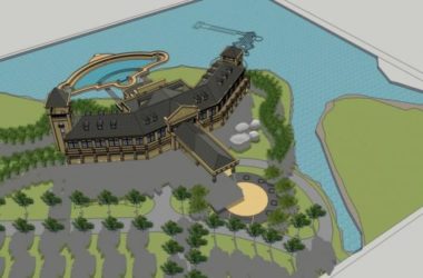 Sketchup商业模型|低层会所，中式风格-BIM建筑网