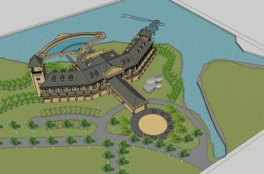 Sketchup商业模型|低层会所，中式风格-BIM建筑网