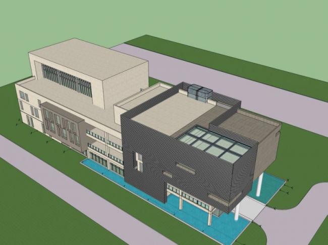 Sketchup商业模型|多层会所，现代风格