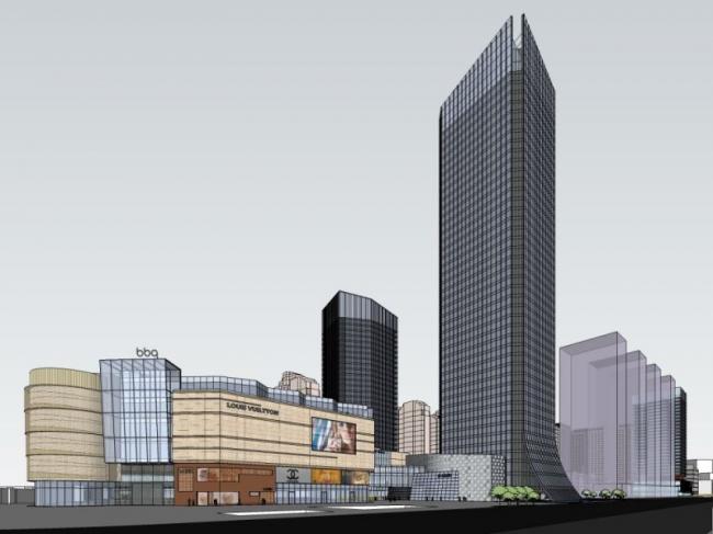 Sketchup综合体模型|多高层商业综合体，办公，酒店，现代风格