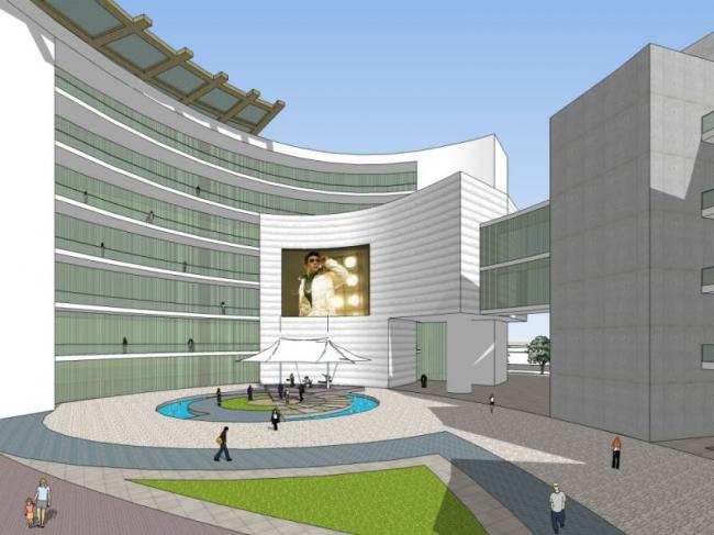 Sketchup商业模型|多层商业综合体，现代风格