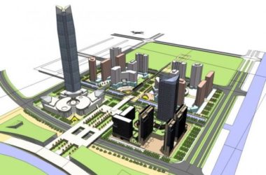 Sketchup综合体模型|超高层商业综合体，住宅，办公，现代风格-BIM建筑网