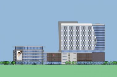 Sketchup医院模型|多高层医院，医疗建筑，现代风格-BIM建筑网