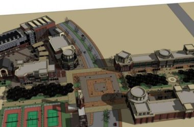 Sketchup商业模型|多层商业街，现代风格-BIM建筑网