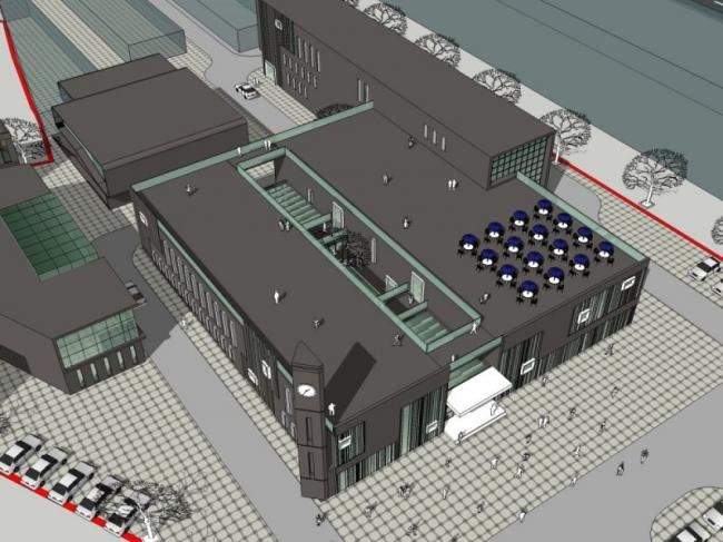 Sketchup商业模型|多层商业中心，现代风格