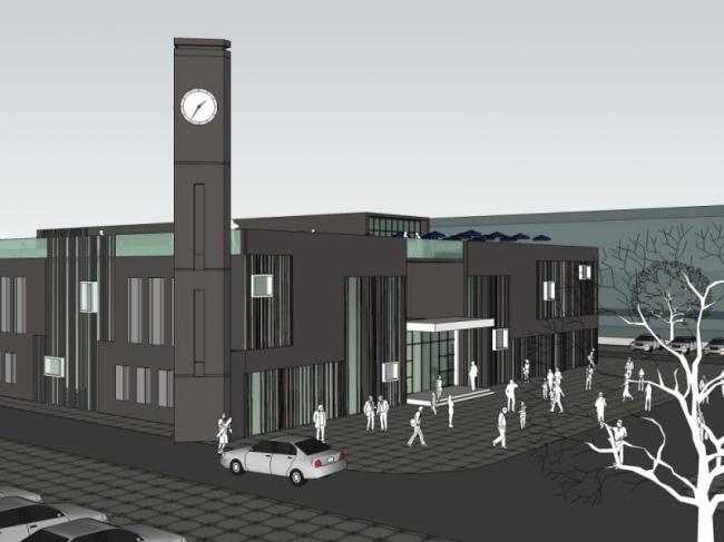 Sketchup商业模型|多层商业中心，现代风格