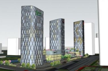 Sketchup综合体模型|超高层商业综合体，办公，酒店，现代风格-BIM建筑网