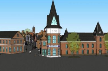 Sketchup商业模型|商业步行街，低层，英式古典风格-BIM建筑网