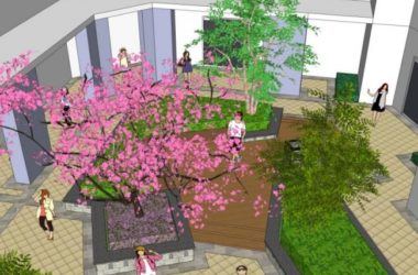 Sketchup景观模型|校园景观，学校景观，现代风格-BIM建筑网