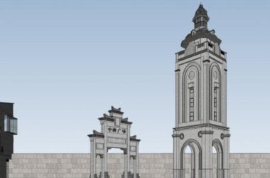 Sketchup商业模型|多层会所，中式风格-BIM建筑网