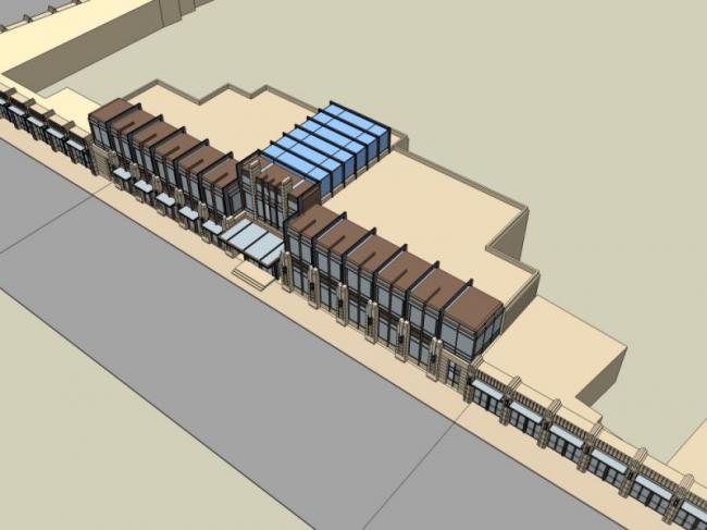 Sketchup商业模型|低层会所，现代风格