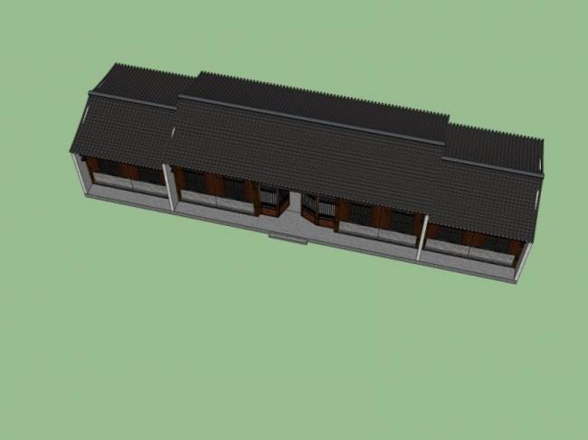 Sketchup古建筑模型|多层古建筑，中式风格