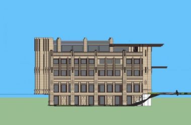 Sketchup商业模型|多层商业会所，现代风格-BIM建筑网