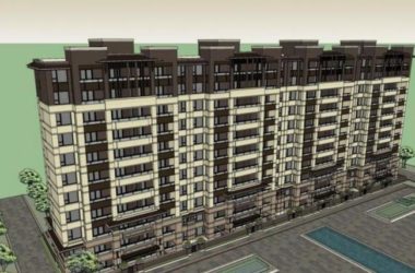 Sketchup住宅模型|小高层住宅，居住建筑，古典风格-BIM建筑网