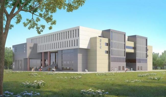 Sketchup文化模型|多层图书馆，文化建筑，现代风格