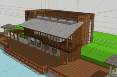 Sketchup商业模型|会所，现代风格-BIM建筑网