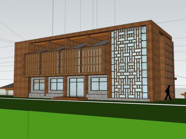 Sketchup商业模型|会所，现代风格