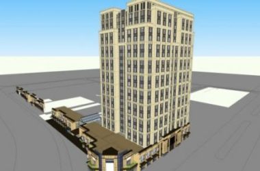 Sketchup综合体模型|多高层商住综合体，住宅，底层商业，古典风格-BIM建筑网