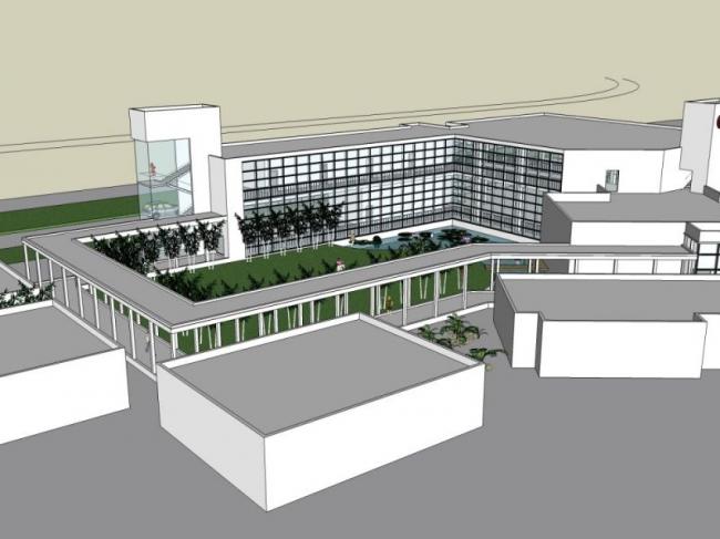 Sketchup商业模型|会所，现代风格