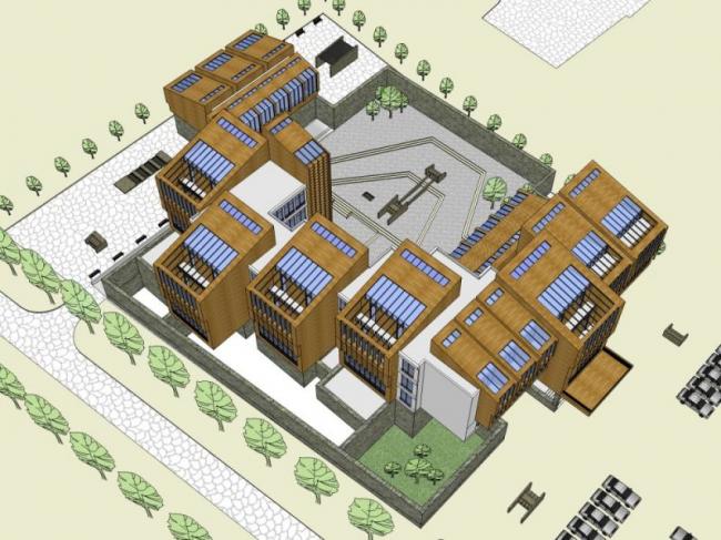 Sketchup商业模型|多层会所，现代风格