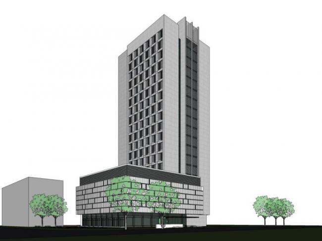 Sketchup酒店模型|高层酒店，现代风格