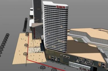 Sketchup综合体模型|多高层商业综合体，办公，酒店，现代风格-BIM建筑网