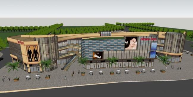 Sketchup商业模型|多层商业，现代风格