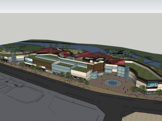 Sketchup商业模型|多层商业建筑，现代风格