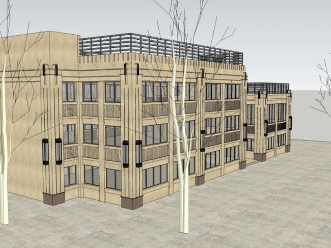 Sketchup商业模型|多层会所，现代风格