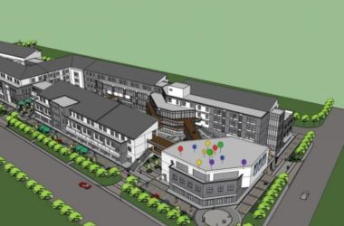 Sketchup商业模型|多层商业步行街，现代风格-BIM建筑网