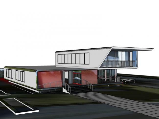 Sketchup商业模型|会所，现代风格