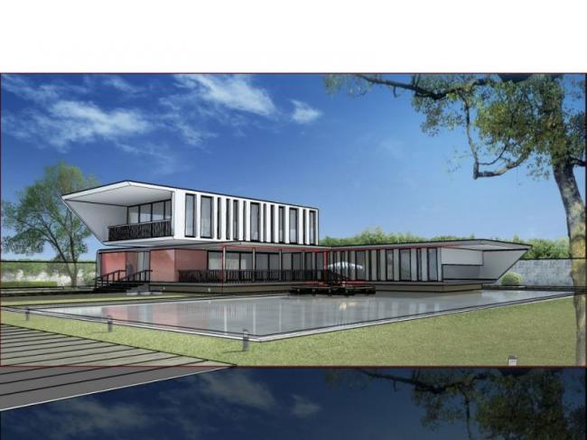 Sketchup商业模型|会所，现代风格