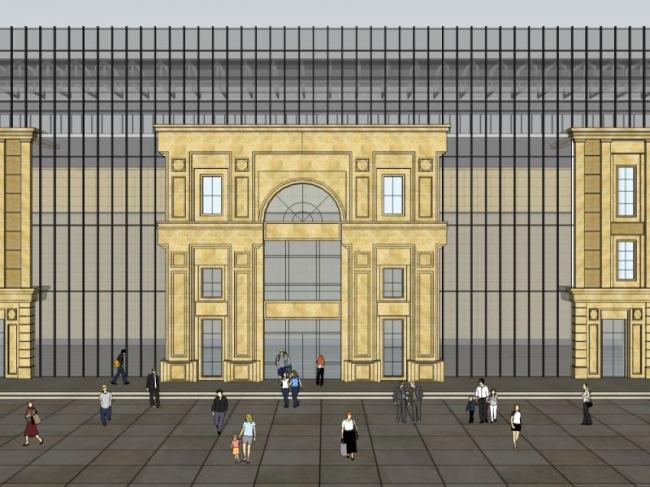 Sketchup酒店模型|多层酒店，欧式古典风格