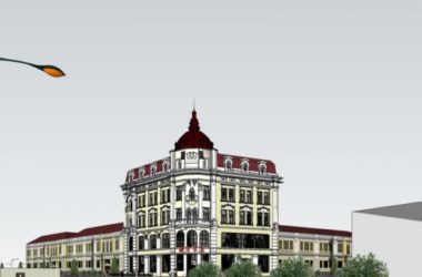 Sketchup文化模型|多层书店，文化建筑，古典风格-BIM建筑网