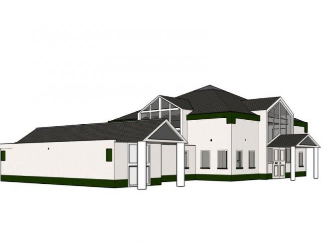 Sketchup商业模型|会所，现代中式风格