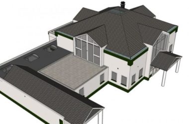Sketchup商业模型|会所，现代中式风格-BIM建筑网