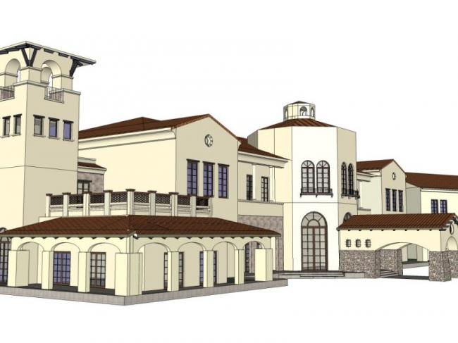 Sketchup商业模型|会所，现代风格