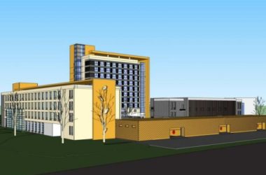 Sketchup办公模型|多层办公楼，现代风格-BIM建筑网