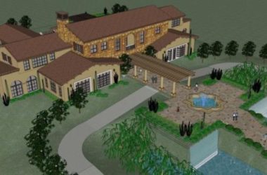 Sketchup商业模型|低层会所，古典风格-BIM建筑网