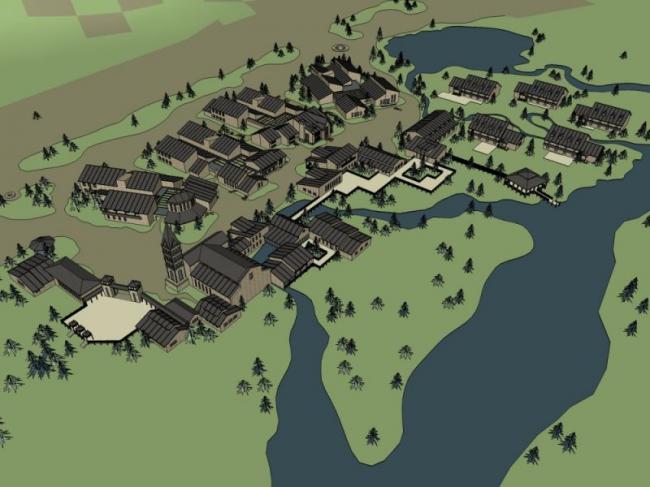 Sketchup商业模型|会所，多层，现代中式风格