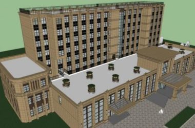 Sketchup酒店模型|多层酒店，现代风格-BIM建筑网