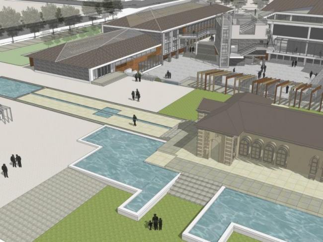 Sketchup商业模型|多层会所，现代风格