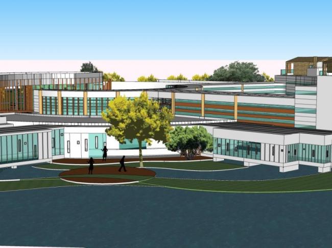 Sketchup酒店模型|多层度假酒店群，现代风格