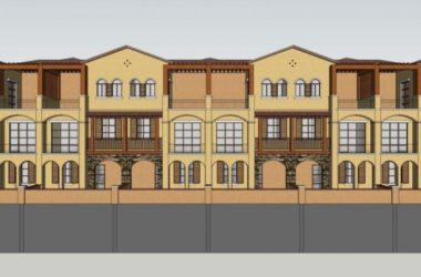 Sketchup住宅模型|联排住宅，古典风格-BIM建筑网